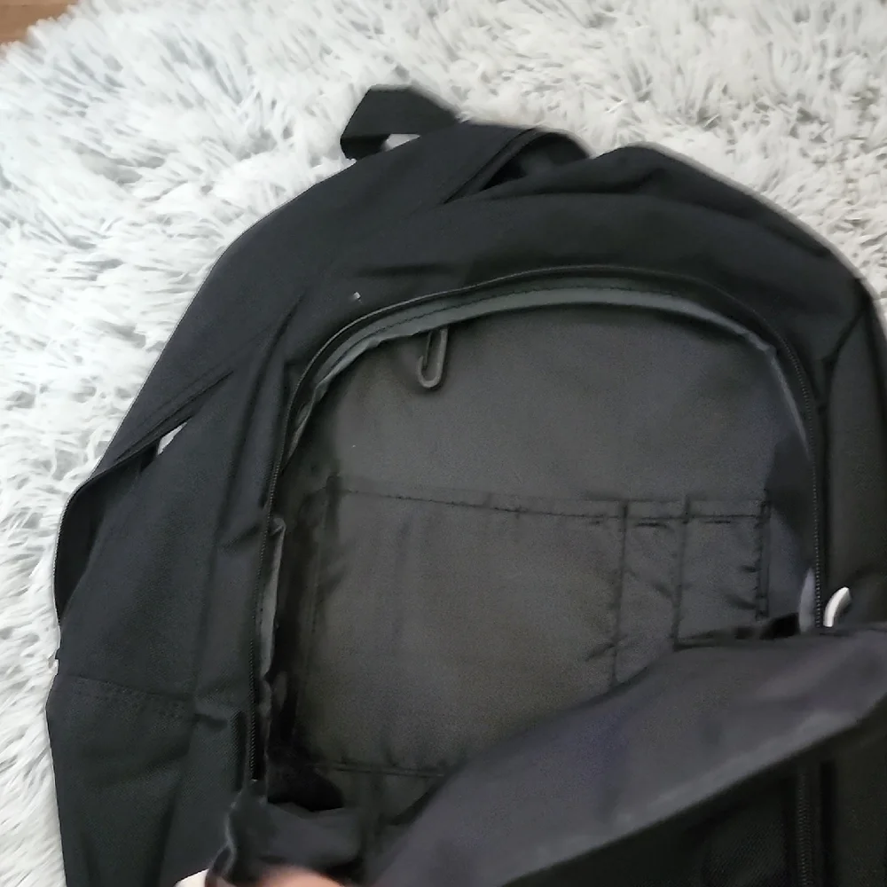 Stylish Lightweight Black Backpack Hiking Outdoors NWOT